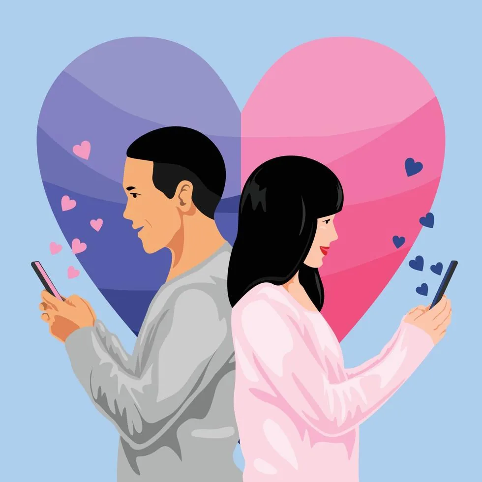 Texting Hearts